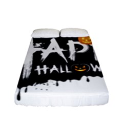 Happy Halloween Fitted Sheet (full/ Double Size)