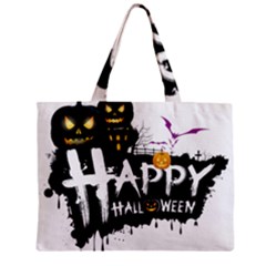 Happy Halloween Zipper Mini Tote Bag