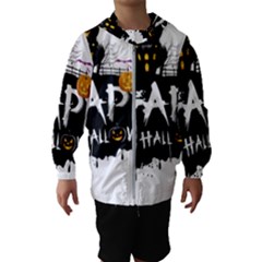 Happy Halloween Kids  Hooded Windbreaker