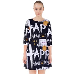 Happy Halloween Smock Dress