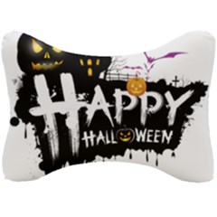 Happy Halloween Seat Head Rest Cushion by Jancukart