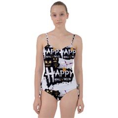 Happy Halloween Sweetheart Tankini Set