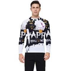 Happy Halloween Men s Long Sleeve Rash Guard by Jancukart