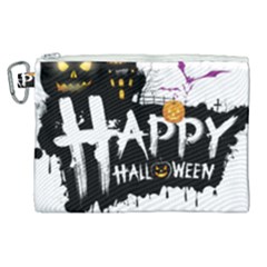 Happy Halloween Canvas Cosmetic Bag (xl)