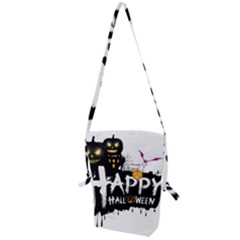 Happy Halloween Folding Shoulder Bag by Jancukart