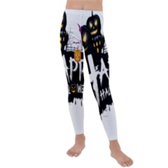 Happy Halloween Kids  Lightweight Velour Leggings