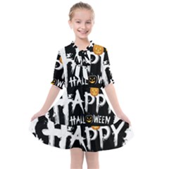 Happy Halloween Kids  All Frills Chiffon Dress by Jancukart