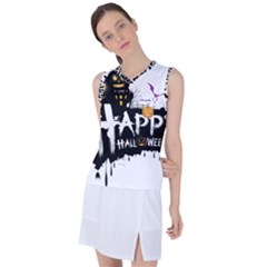 Happy Halloween Women s Sleeveless Sports Top