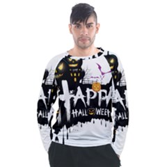 Happy Halloween Men s Long Sleeve Raglan Tee