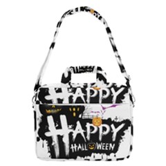 Happy Halloween Macbook Pro 16  Shoulder Laptop Bag by Jancukart