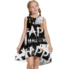 Happy Halloween Kids  Frill Swing Dress by Jancukart