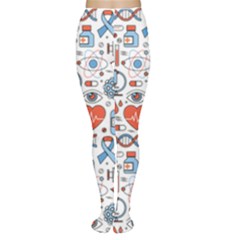 Medical Icons Square Seamless Pattern Tights by Jancukart