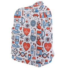 Medical Icons Square Seamless Pattern Classic Backpack