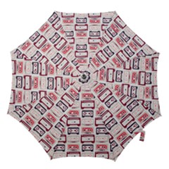 Cassettes Seamless Pattern Hook Handle Umbrellas (large)