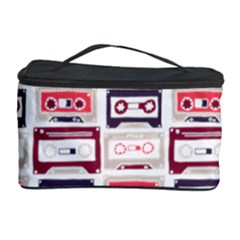 Cassettes Seamless Pattern Cosmetic Storage