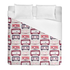 Cassettes Seamless Pattern Duvet Cover (full/ Double Size)