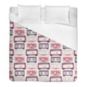 Cassettes Seamless Pattern Duvet Cover (Full/ Double Size) View1