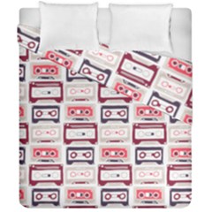 Cassettes Seamless Pattern Duvet Cover Double Side (california King Size)