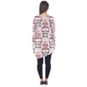 Cassettes Seamless Pattern Long Sleeve Tunic  View2