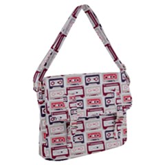 Cassettes Seamless Pattern Buckle Messenger Bag