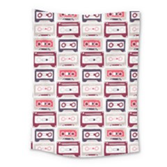 Cassettes Seamless Pattern Medium Tapestry