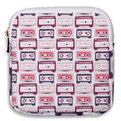 Cassettes Seamless Pattern Mini Square Pouch