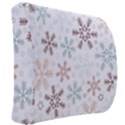 Christmas Background With Snowflake And Star Seamless Pattern Back Support Cushion View2