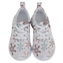 Christmas Background With Snowflake And Star Seamless Pattern Running Shoes