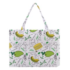 Hamburger With Fruits Seamless Pattern Medium Tote Bag