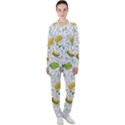 Hamburger With Fruits Seamless Pattern Casual Jacket and Pants Set View1