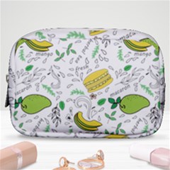 Hamburger With Fruits Seamless Pattern Make Up Pouch (small)