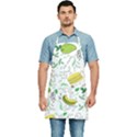 Hamburger With Fruits Seamless Pattern Kitchen Apron View1