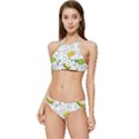 Hamburger With Fruits Seamless Pattern Banded Triangle Bikini Set View1