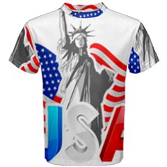 New York City Holiday United States Usa Men s Cotton Tee