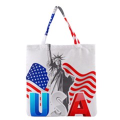 New York City Holiday United States Usa Grocery Tote Bag