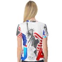 New York City Holiday United States Usa V-Neck Sport Mesh Tee View2