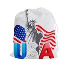 New York City Holiday United States Usa Drawstring Pouch (2xl)