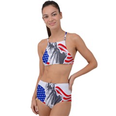 New York City Holiday United States Usa High Waist Tankini Set by Jancukart