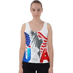 New York City Holiday United States Usa Velvet Tank Top by Jancukart