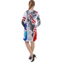 New York City Holiday United States Usa Long Sleeve Hoodie Dress View2