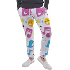 Love Cute Cartoon Seamless Shading Men s Jogger Sweatpants by Jancukart