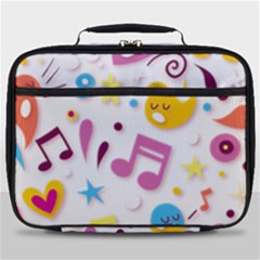 Love Cute Cartoon Seamless Shading Full Print Lunch Bag