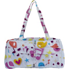 Love Cute Cartoon Seamless Shading Multi Function Bag by Jancukart