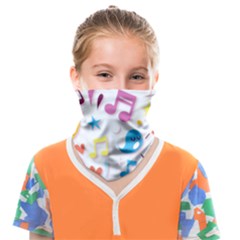 Love Cute Cartoon Seamless Shading Face Covering Bandana (kids)