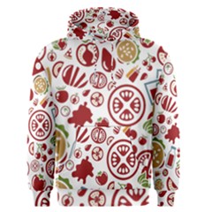 Pizza Seamless Pattern Background Men s Core Hoodie