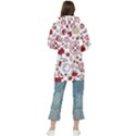 Pizza Seamless Pattern Background Women s Long Oversized Pullover Hoodie View2