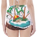 Coconut And Holiday Beach Food High-Waisted Bikini Bottoms View2