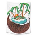 Coconut And Holiday Beach Food Medium Tapestry View1