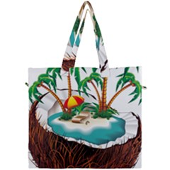 Coconut And Holiday Beach Food Canvas Travel Bag