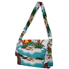 Coconut And Holiday Beach Food Full Print Messenger Bag (s)